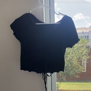 Front Tie Crop Top